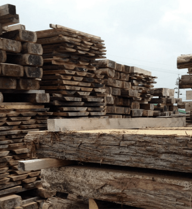 木材本来の強さを発揮する天然乾燥木