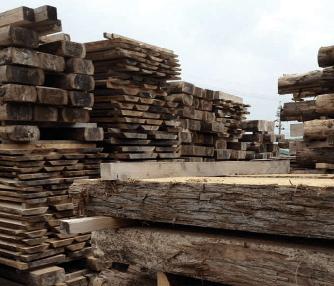 木材本来の強さを発揮する天然乾燥木
