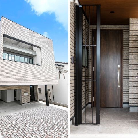 【鉄骨2階建】人気の市街地で大開口を実現した住まい